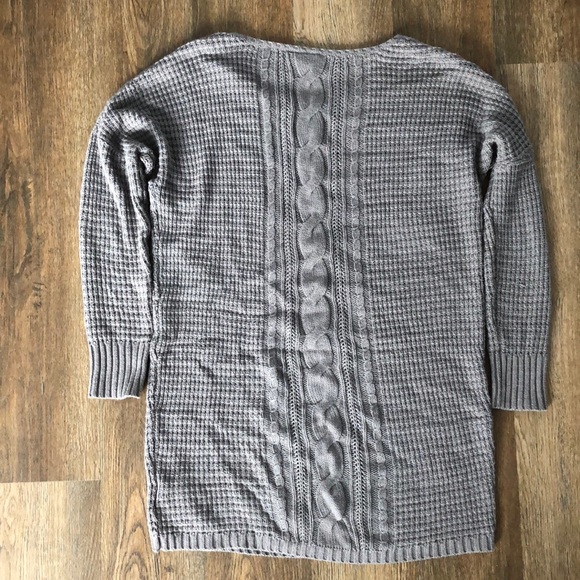 Roxy Grey Sweater Dress - Picture 2 of 4